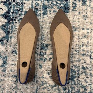 Rothy's The Point Women's Slip-On Shoes Size 7 Ecru